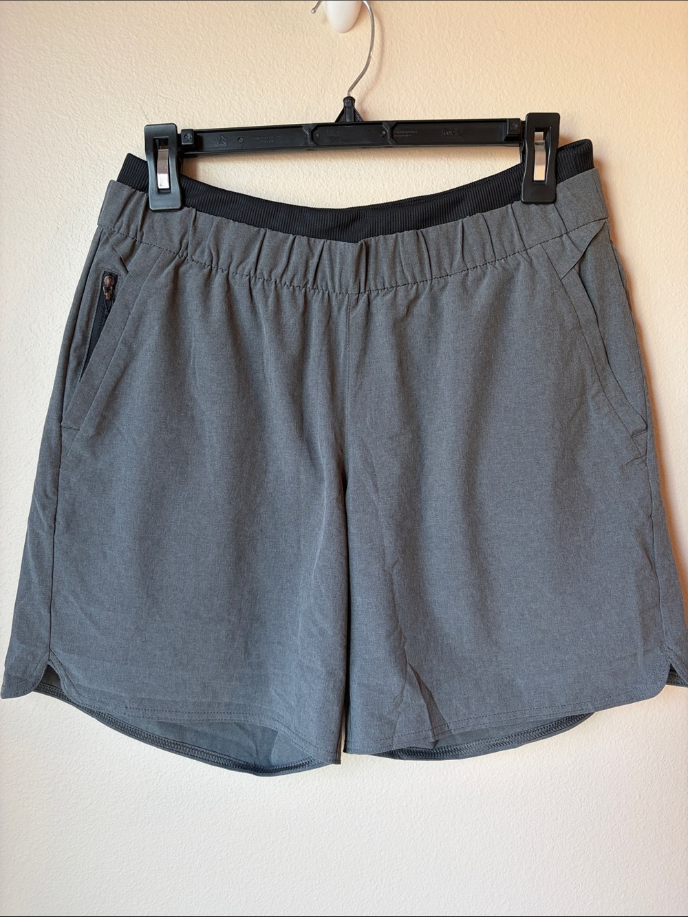 REI Women's Gray Active Shorts with Brief Liner